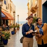 Local guide sharing Casablanca Art Deco architecture